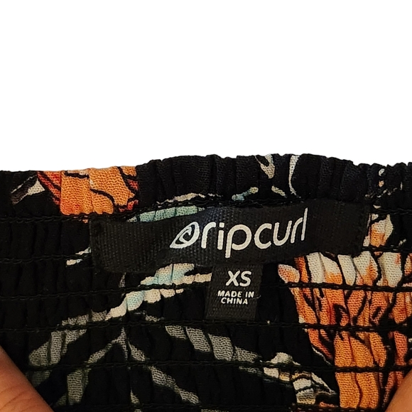 Rip Curl Flowy Mini Dress - Tropical Floral Black - Picture 6 of 7